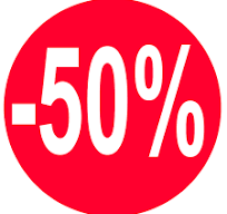 Alleen deze week 50% kassakorting